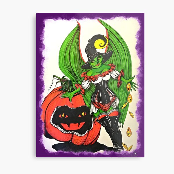 Halloween Fairy Metal Print