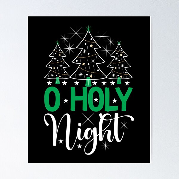 O Holy Night Lyrics Printable Wall Art, Downloadable Art, Fall on your  knees, Hand Lettered Modern Calligraphy, Christmas Farmhouse Decor