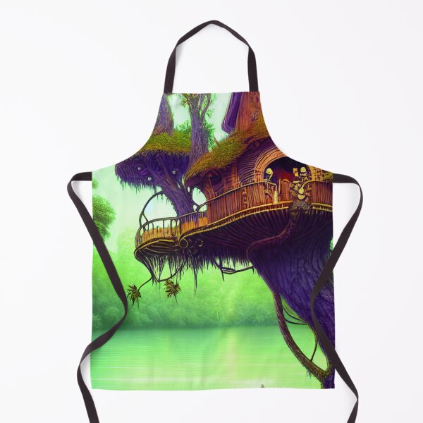 Item preview, Fantasy House In a Greenery Scene, Fantasy Cottagecore designed and sold by NatureFood.