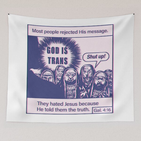 Item preview, god is trans designed and sold by remerasnerdas.