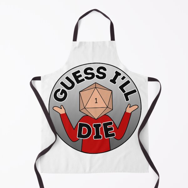 Item preview, Guess I'll Die Critical Failure D20 Meme designed and sold by curseten.