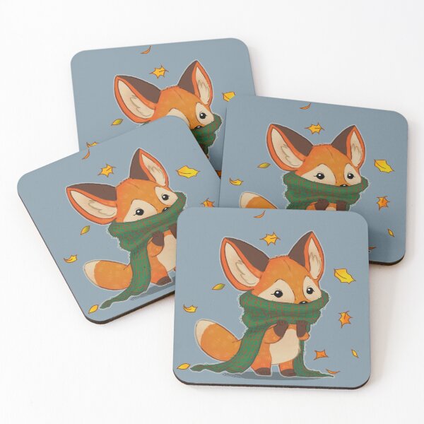 Item preview, Fox in a Cozy Scarf designed and sold by CritterPark.
