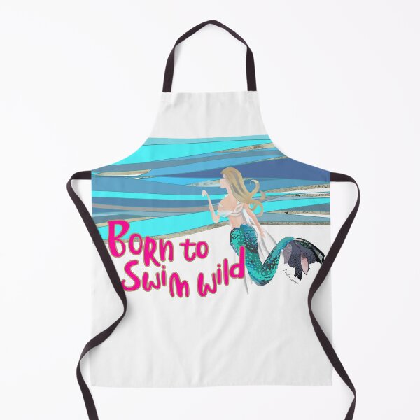 Item preview, Wild open water swimming mermaid for swimmer swim lovers. Caroline Laursen original designed and sold by Caroline Laursen.