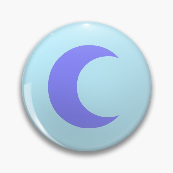 Item preview, Blue crescent moon designed and sold by charmednight.