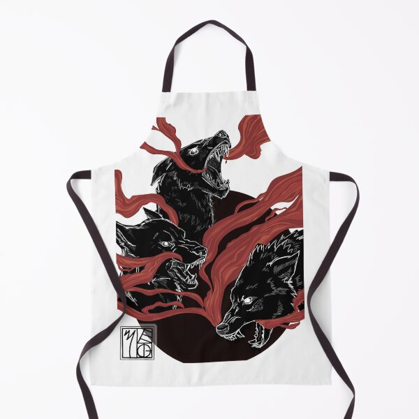 Item preview, Screaming Wolves (Black / White / Red) designed and sold by Meg Paonessa.