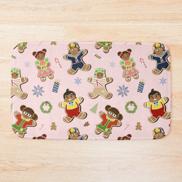 Item preview, Pink Latino Christmas Ugly Sweater Gingerbread Boys and Girls Chavos y Chillonas designed and sold by Francielandia.