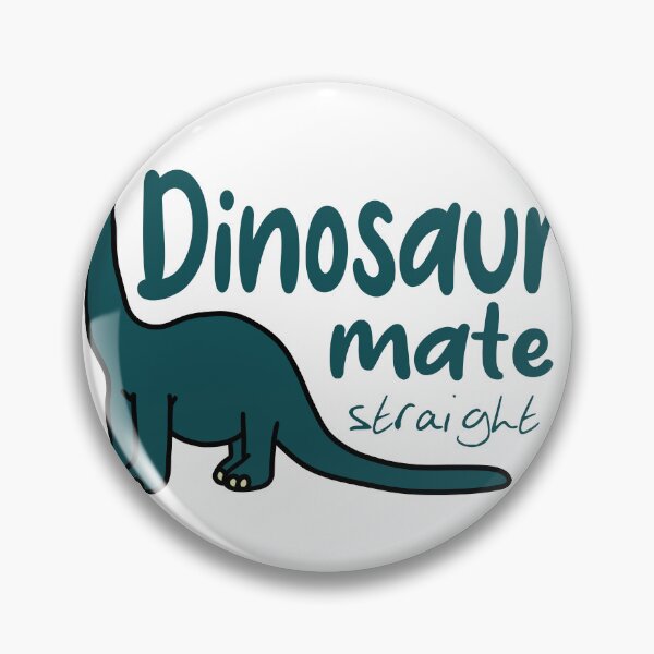 Item preview, Dinosaurs Mate Straight Up Sticker designed and sold by Marianna's Meraki.