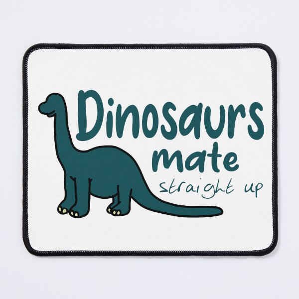 Item preview, Dinosaurs Mate Straight Up Sticker designed and sold by Marianna's Meraki.