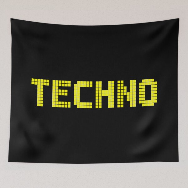 Item preview, TECHNO. YELLOW. designed and sold by 5hertz.