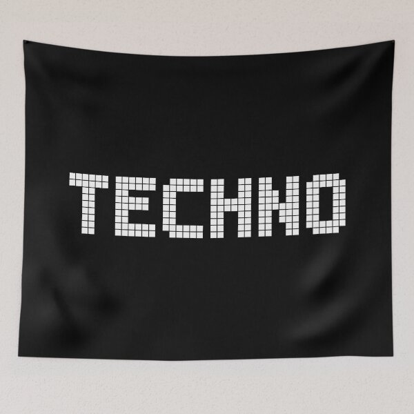 Item preview, TECHNO. WHITE. designed and sold by 5hertz.