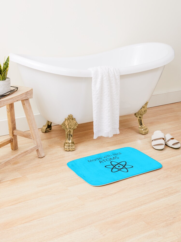 Thumbnail 2 of 6, Bath Mat, Real Atoms designed and sold by Rheteriq.