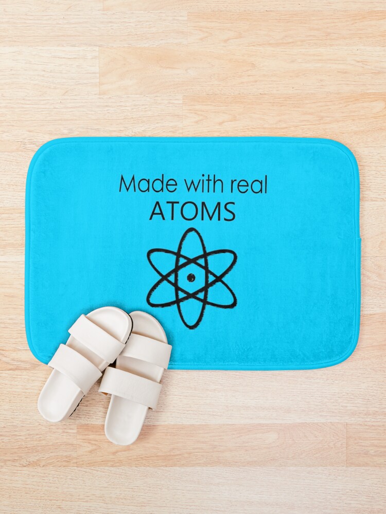 Thumbnail 1 of 6, Bath Mat, Real Atoms designed and sold by Rheteriq.
