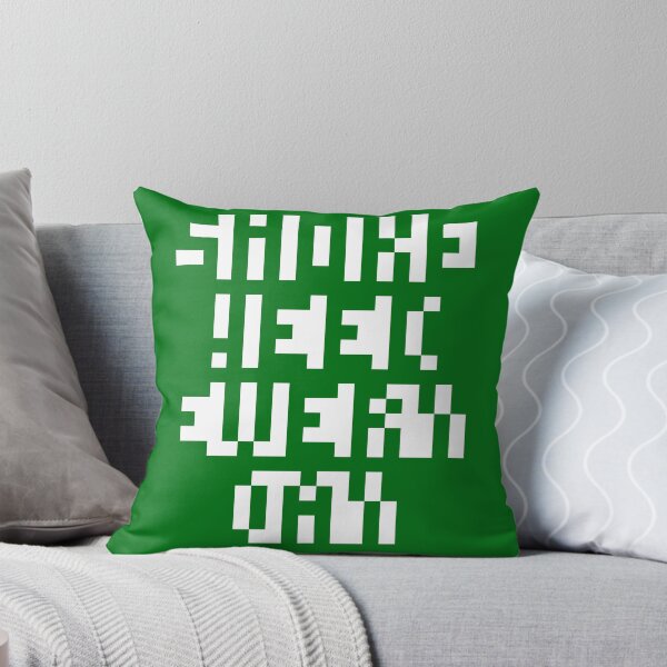 Item preview, 3x5 Close Negative Space Pixel Letters "Smoke Weed" designed and sold by gkillerb.