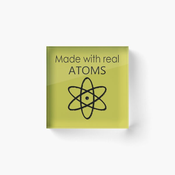 Item preview, Real Atoms designed and sold by Rheteriq.