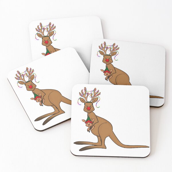 Item preview, Have a roo-ly good Christmas designed and sold by cozsheep.