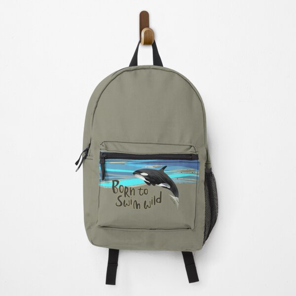 Item preview, Wild open water swimming orca whale for swimmer swim lovers. Caroline Laursen original designed and sold by Caroline Laursen.