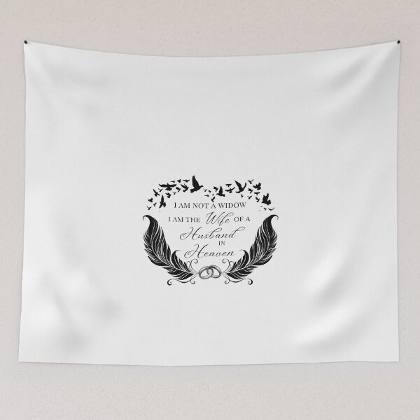 Item preview, I Am Not a Widow I am the Wife of a Husband in Heaven designed and sold by JCL Design Studio.