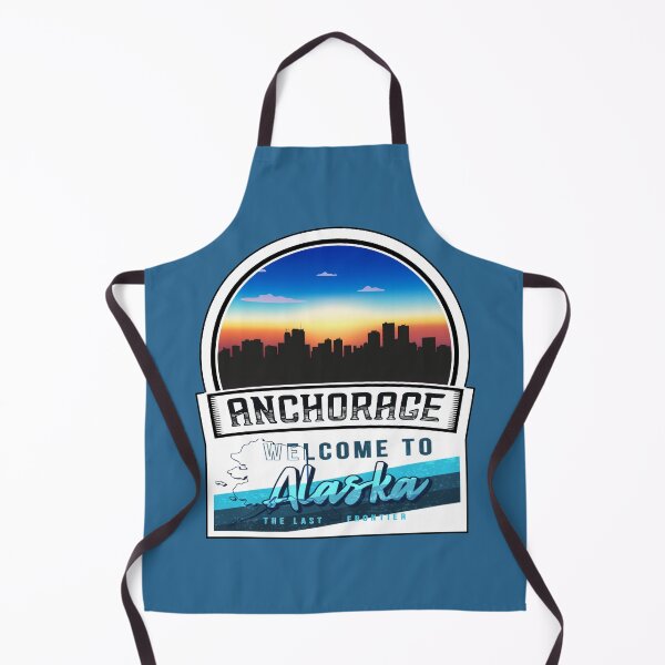 Item preview, Anchorage, Welcome to Alaska, The Last Frontier | Alaska State and Cities Series -1 designed and sold by WorldStateArt.