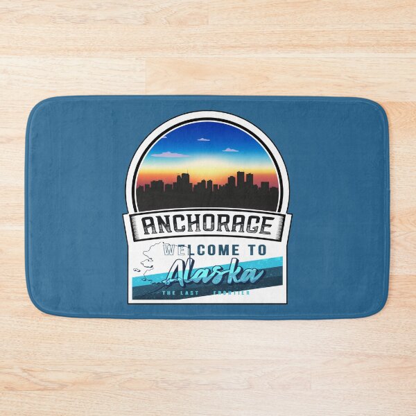 Item preview, Anchorage, Welcome to Alaska, The Last Frontier | Alaska State and Cities Series -1 designed and sold by WorldStateArt.