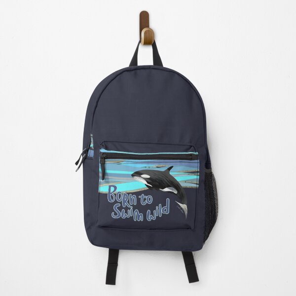 Item preview, Wild open water swimming orca whale for swimmer swim lovers. Caroline Laursen original designed and sold by Caroline Laursen.