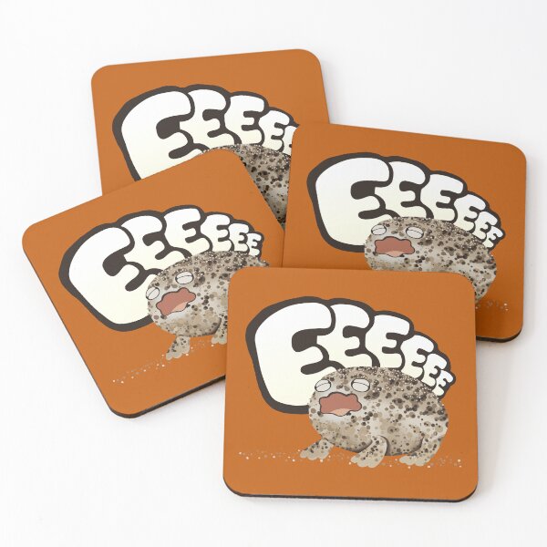 Item preview, "EEEEE!" The Round Squeaking Desert Frog designed and sold by Just-Goons.
