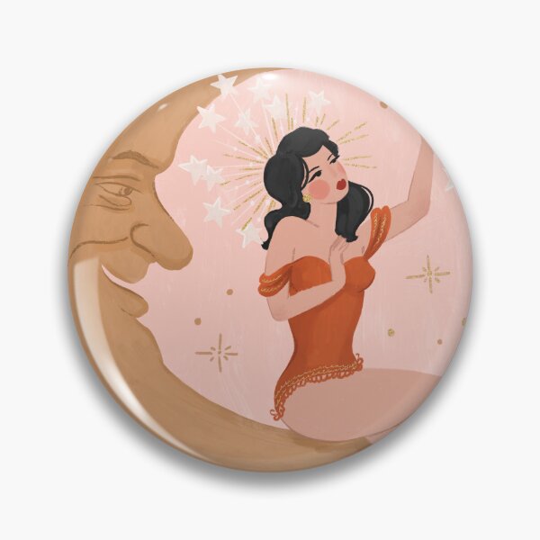 Item preview, Girl on the Moon designed and sold by Eugenia Fleur.