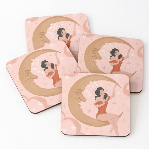 Item preview, Girl on the Moon designed and sold by Eugenia Fleur.