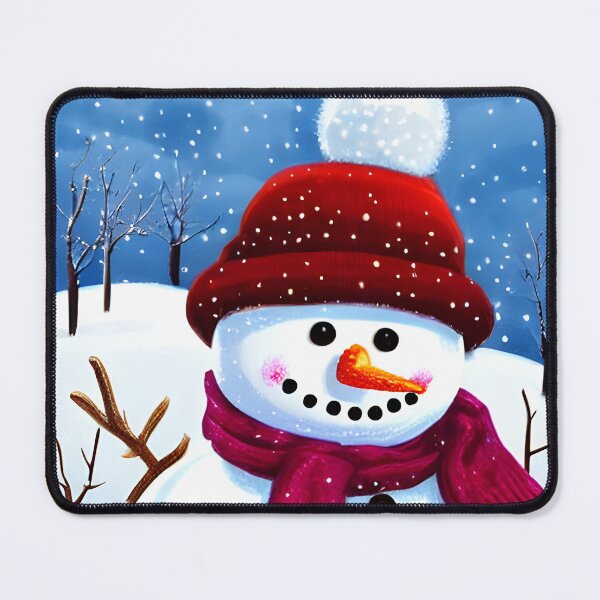 Item preview, Snowman in a Beanie designed and sold by NitaBond.