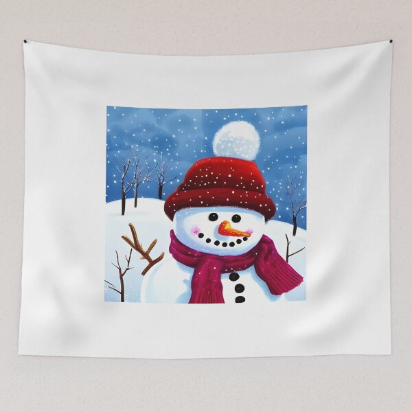Item preview, Snowman in a Beanie designed and sold by NitaBond.