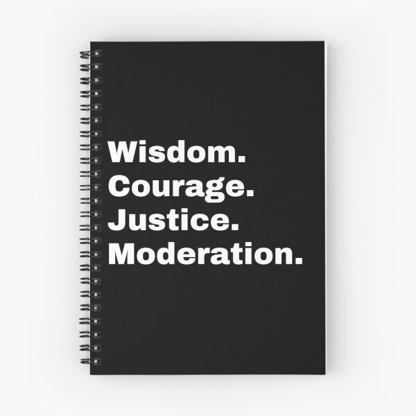 Item preview, The Four Virtues of Stoicism designed and sold by AllThatStyle.