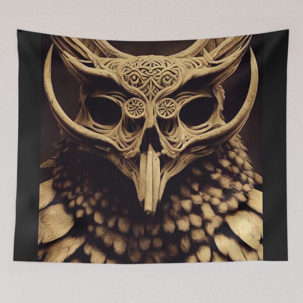 Item preview, Goetic Owl Effigy designed and sold by OccultDreams.