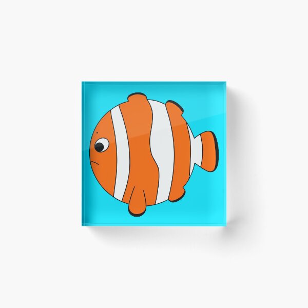 Artikelvorschau, Ein karikaturistischer runder Clownfisch im Kugli-Stil II entworfen und verkauft von BrachiaST.
