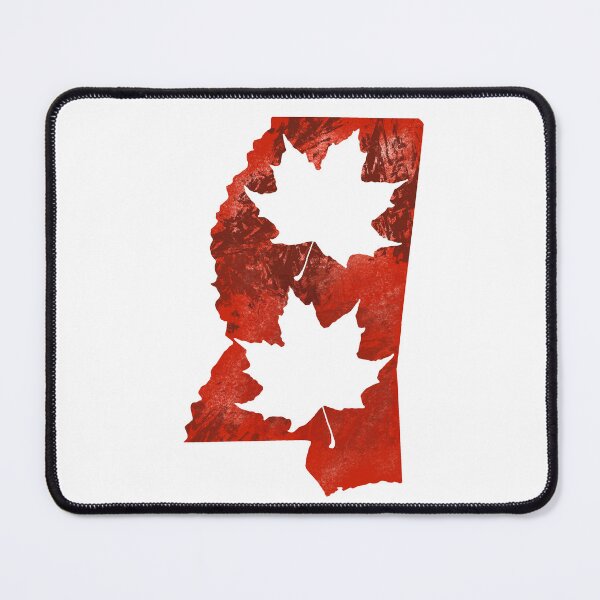 Item preview, Leaf Red State Of Mississippi designed and sold by missmann.