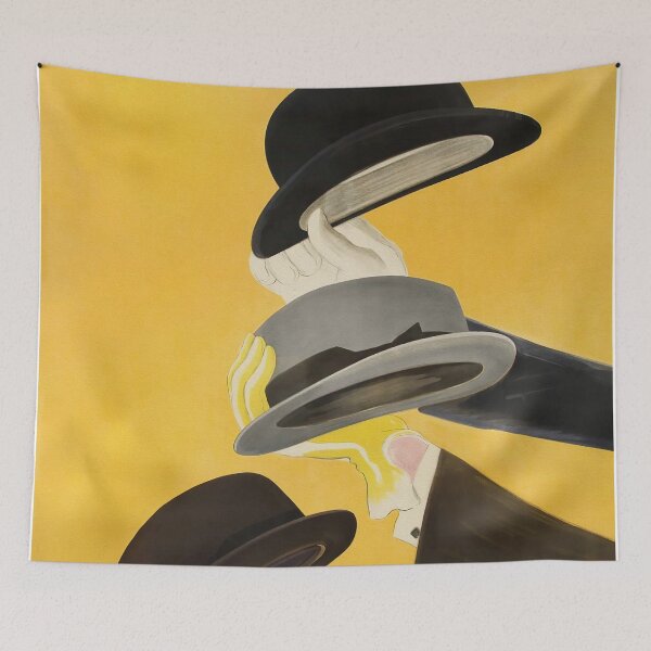 Item preview, Mossant Hats Vintage Poster designed and sold by vintagevivian.