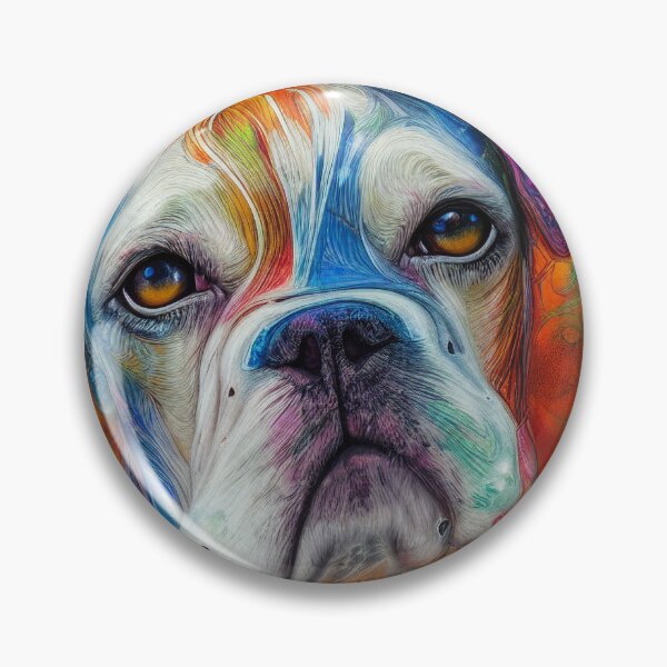 Item preview,  Tribal Boxer Dog Pop Art 1 designed and sold by DiatomDesigns.