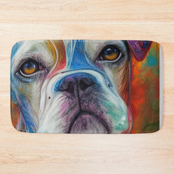 Item preview,  Tribal Boxer Dog Pop Art 1 designed and sold by DiatomDesigns.