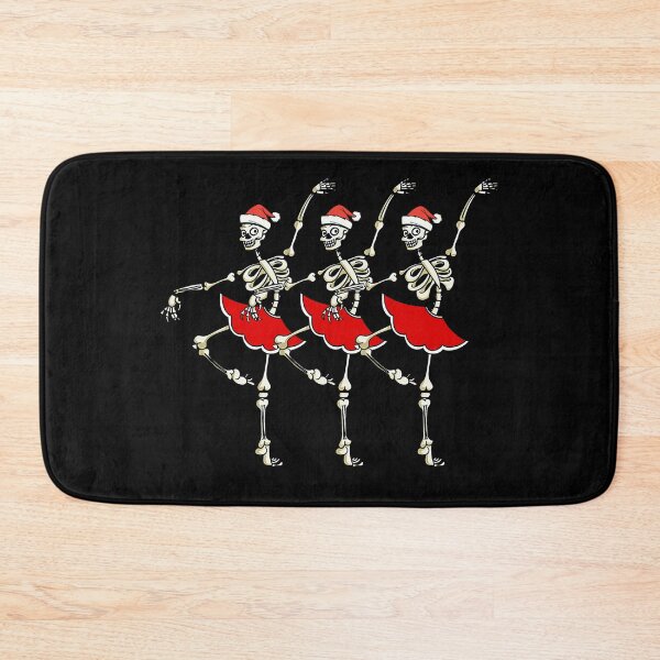 Item preview, Dancing Christmas skeletons designed and sold by pnkpopcorn.