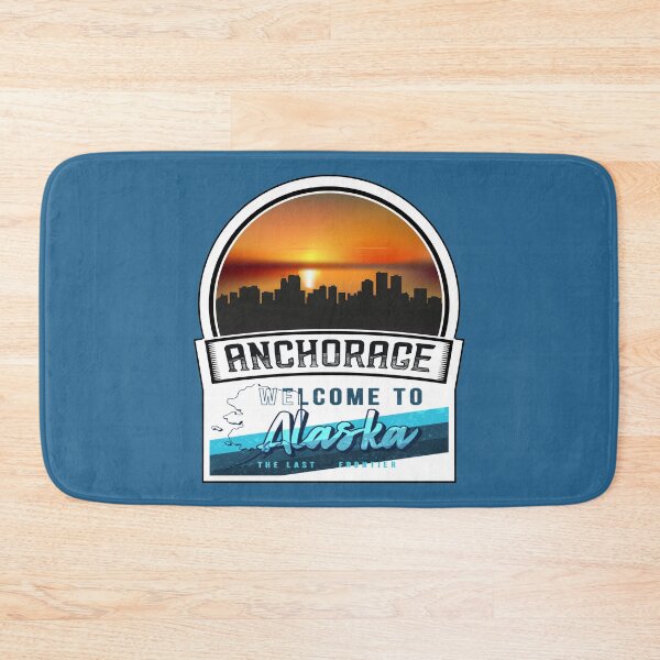 Item preview, Anchorage, Welcome to Alaska, The Last Frontier | Alaska State and Cities Series -3 designed and sold by WorldStateArt.