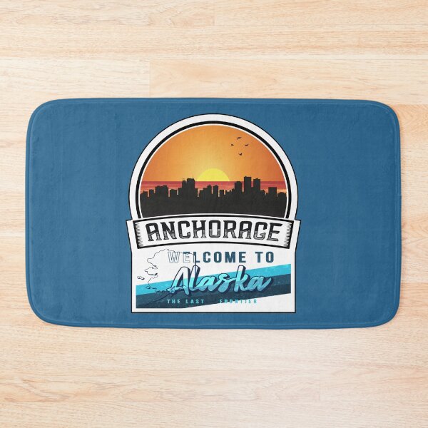 Item preview, Anchorage, Welcome to Alaska, The Last Frontier | Alaska State and Cities Series -4 designed and sold by WorldStateArt.