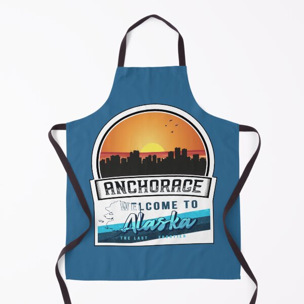Item preview, Anchorage, Welcome to Alaska, The Last Frontier | Alaska State and Cities Series -4 designed and sold by WorldStateArt.