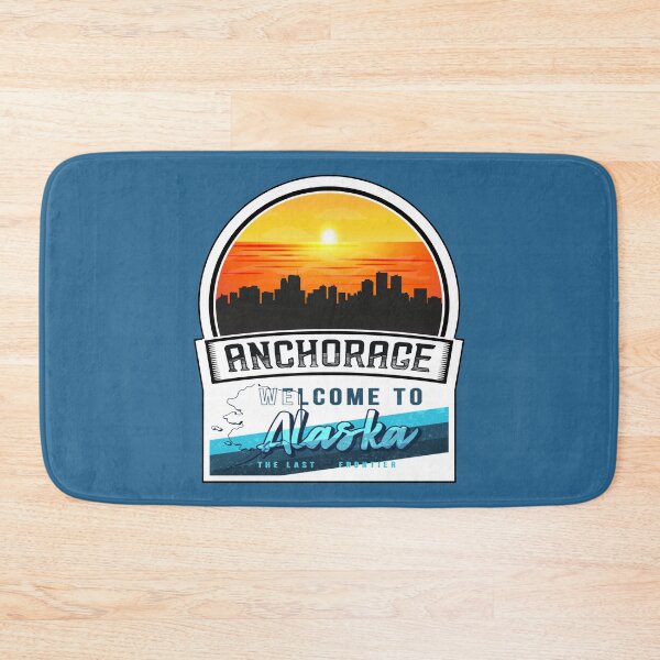 Item preview, Anchorage, Welcome to Alaska, The Last Frontier | Alaska State and Cities Series -6 designed and sold by WorldStateArt.