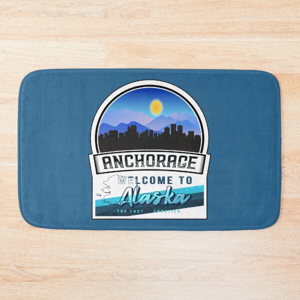 Item preview, Anchorage, Welcome to Alaska, The Last Frontier | Alaska State and Cities Series -7 designed and sold by WorldStateArt.