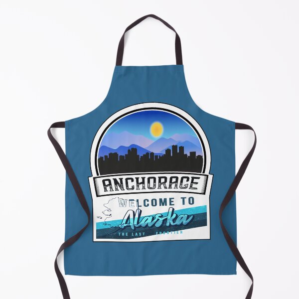 Item preview, Anchorage, Welcome to Alaska, The Last Frontier | Alaska State and Cities Series -7 designed and sold by WorldStateArt.