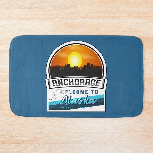Item preview, Anchorage, Welcome to Alaska, The Last Frontier | Alaska State and Cities Series -9 designed and sold by WorldStateArt.