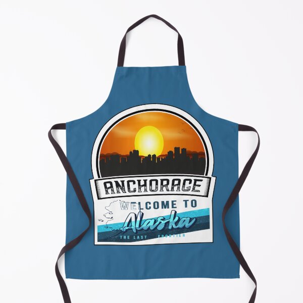 Item preview, Anchorage, Welcome to Alaska, The Last Frontier | Alaska State and Cities Series -9 designed and sold by WorldStateArt.