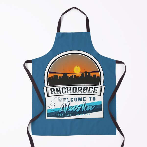 Item preview, Anchorage, Welcome to Alaska, The Last Frontier | Alaska State and Cities Series -10 designed and sold by WorldStateArt.