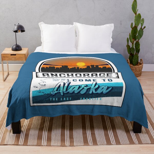 Item preview, Anchorage, Welcome to Alaska, The Last Frontier | Alaska State and Cities Series -10 designed and sold by WorldStateArt.