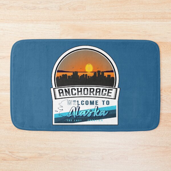 Item preview, Anchorage, Welcome to Alaska, The Last Frontier | Alaska State and Cities Series -10 designed and sold by WorldStateArt.