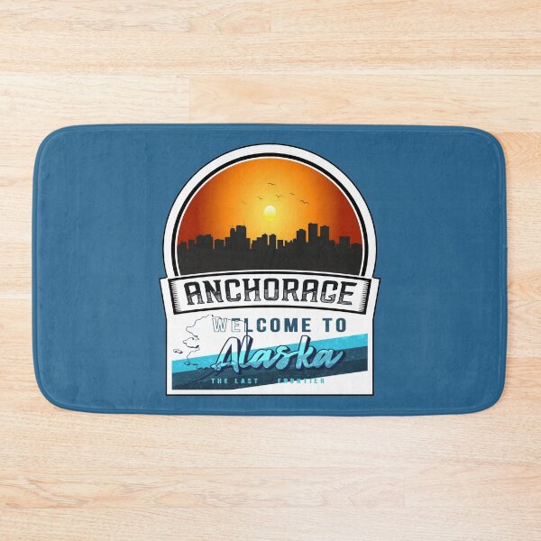 Item preview, Anchorage, Welcome to Alaska, The Last Frontier | Alaska State and Cities Series -11 designed and sold by WorldStateArt.