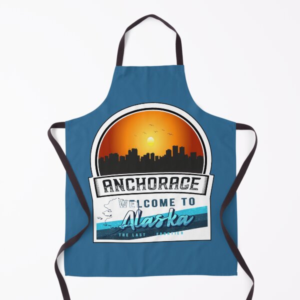 Item preview, Anchorage, Welcome to Alaska, The Last Frontier | Alaska State and Cities Series -11 designed and sold by WorldStateArt.
